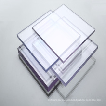 Polycarbonat-Markisen-Massivplatte durchsichtige Kunststoffplatte